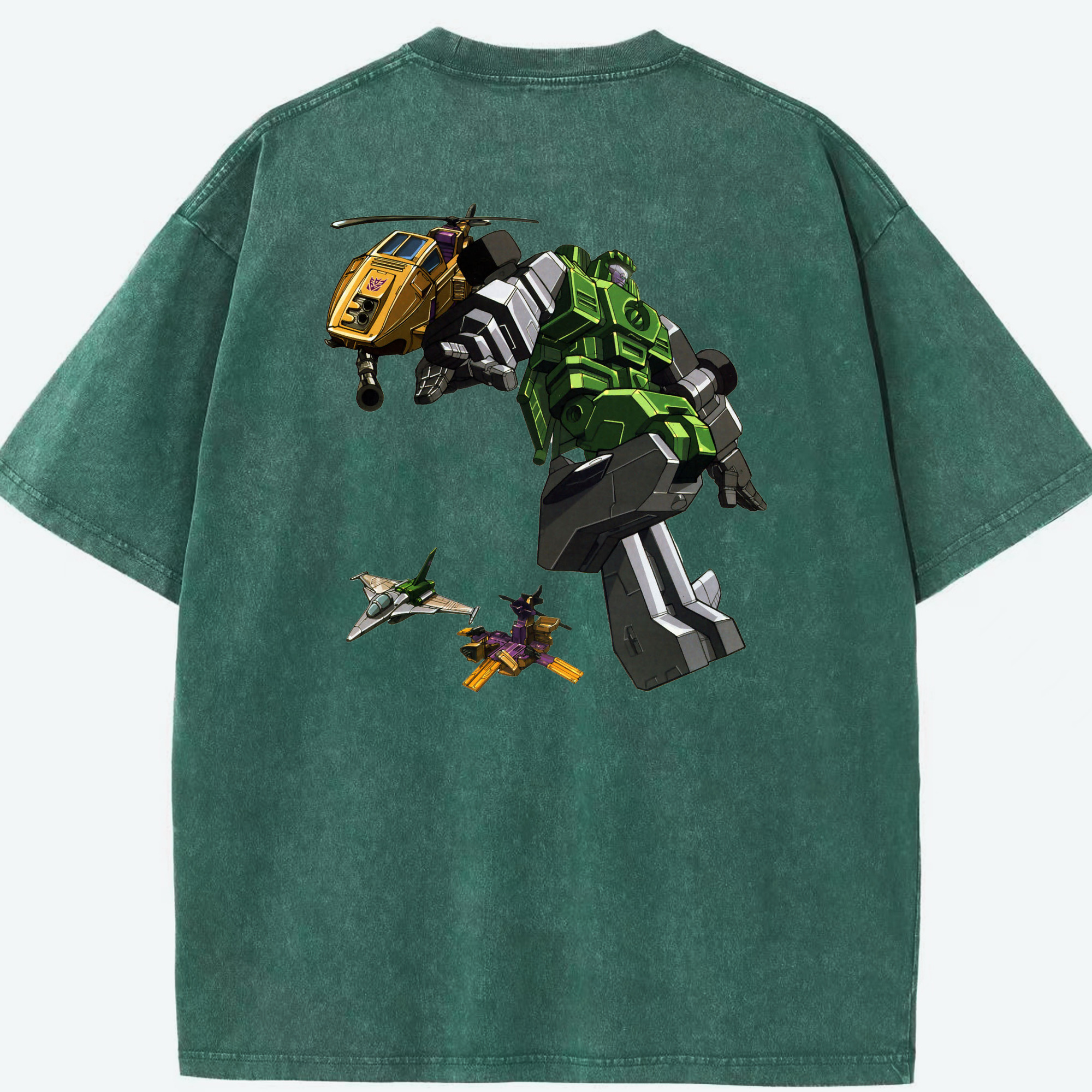 （画像用）  綿100% ヴィンテージ風 半袖Tシャツ（背面プリント）